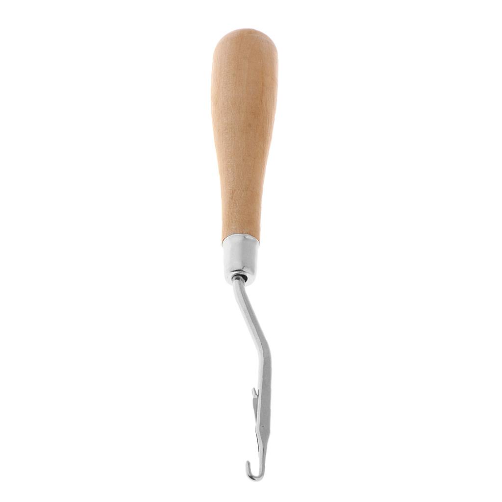 Wooden Crochet Latch Hook Ergo - Wooden Crochet Hooks Ergonomic Handle ulasan dan harga