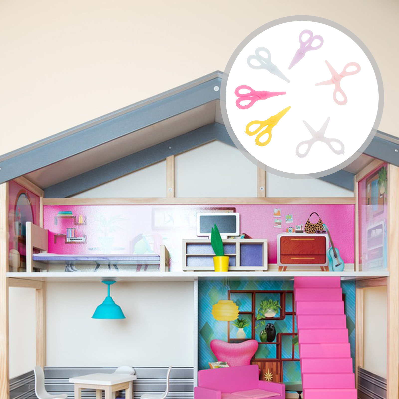 6Pcs Dollhouse Miniature Craft - Craft Tools ulasan dan harga