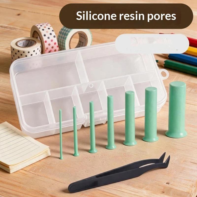Resin Hole Maker Set 7 Sizes S - Silicone Epoxy Resin Molds Set ulasan dan harga